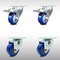 Service Caster 3 Inch SS Blue Polyurethane Top Plate Caster Total Lock Brakes SCC, 2PK SCC-SSTTL20S314-PPUB-BLUE-2-S-2 - alternate 1